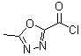 5-Methyl-1,3,4-oxadiazole-2-carbonyl chloride molecular structure (CAS 889131-28-6)