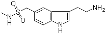 结构式 CAS# 88919-22-6, 3-(2-氨基乙基)-N-甲基-1H-吲哚-5-甲磺酰胺