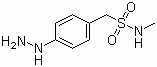 结构式 CAS# 88933-16-8, 4-苯肼-N-甲基甲烷磺酰胺; 4-肼基-N-甲基苯甲烷磺酰胺