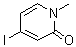4-Iodo-1-methyl-1,2-dihydropyridin-2-one molecular structure (CAS 889865-47-8)