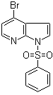 4-Bromo-1-(phenylsulfonyl)-1H-pyrrolo[2,3-b]pyridine molecular structure (CAS 889939-25-7)