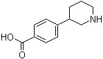 4-(Piperidin-3-yl)benzoic acid molecular structure (CAS 889942-43-2)