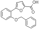 5-[2-(Phenylmethoxy)phenyl]-2-furancarboxylic acid molecular structure (CAS 889951-82-0)