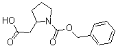 1-[(Phenylmethoxy)carbonyl]-2-pyrrolidineacetic acid molecular structure (CAS 889953-03-1)