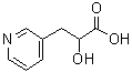 alpha-Hydroxy-3-pyridinepropanoic acid molecular structure (CAS 889957-22-6)