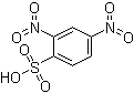 结构式 CAS# 89-02-1, 2,4-二硝基苯磺酸