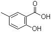 structure of CAS# 89-56-5, 5-Methylsalicylic acid;2-Hydroxy-5-methylbenzoic acid
