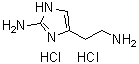 [4-(2-Aminoethyl)-1H-imidazol-2-yl]amine dihydrochloride molecular structure (CAS 89026-16-4)