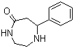 7-Phenyl-[1,4]diazepan-5-one molecular structure (CAS 89044-79-1)