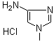 structure of CAS# 89088-69-7, 1-Methyl-1H-imidazol-4-amine monohydrochloride