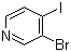 3-Bromo-4-iodopyridine molecular structure (CAS 89167-19-1)
