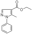 structure of CAS# 89193-16-8, Ethyl 5-methyl-1-phenylpyrazole-4-carboxylate;5-Methyl-1-phenyl-1H-pyrazole-4-carboxylic acid ethyl ester; 5-Methyl-1-phenylpyrazole-4-carboxylic acid ethyl ester