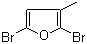 structure of CAS# 89284-16-2, 2,5-Dibromo-3-methylfuran