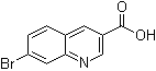 7-溴喹啉-3-羧酸分子结构 (CAS 892874-34-9)