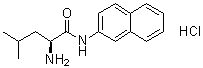 结构式 CAS# 893-36-7, (S)-2-氨基-4-甲基-N-2-萘基戊酰胺单盐酸盐