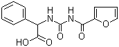 alpha-(2-呋喃甲酰)脲基苯乙酸分子结构 (CAS 89307-25-5)