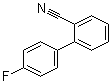 4'-氟[1,1'-联苯]-2-甲腈分子结构 (CAS 89346-55-4)