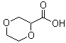 structure of CAS# 89364-41-0, 1,4-Dioxane-2-carboxylic acid