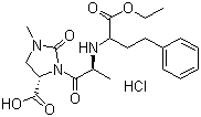 Imidapril hydrochloride molecular structure (CAS 89396-94-1)