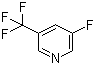 3-Fluoro-5-(trifluoromethyl)pyridine molecular structure (CAS 89402-28-8)