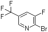 结构式 CAS# 89402-29-9, 2-溴-3-氟-5-三氟甲基吡啶