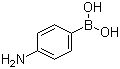 4-氨基苯硼酸分子结构 (CAS 89415-43-0)