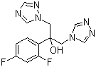 2-(2,4-Difluorophenyl)-1-(1H-1,2,4-triazol-1-yl)-3-(4H-1,2,4-triazol-4-yl)propan-2-ol molecular structure (CAS 89429-59-4)