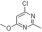 4-Chloro-6-methoxy-2-methylpyrimidine molecular structure (CAS 89466-39-7)