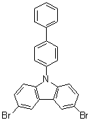 structure of CAS# 894791-50-5, 9-[1,1'-Biphenyl]-4-yl-3,6-dibromo-9H-carbazole;3,6-Dibromo-9-(4-biphenylyl)carbazole