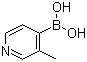 3-Methylpyridine-4-boronic acid molecular structure (CAS 894808-72-1)