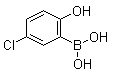 5-氯-2-羟基苯硼酸分子结构 (CAS 89488-25-5)