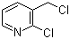 2-Chloro-3-(chloromethyl)pyridine molecular structure (CAS 89581-84-0)