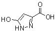 5-Hydroxy-1H-pyrazole-3-carboxylic acid molecular structure (CAS 89603-60-1)