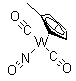 二羰基[(1,2,3,4,5-eta)-1-甲基-2,4-环戊二烯-1-基]亚硝酰基钨分子结构 (CAS 89669-79-4)