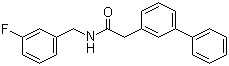 N-[(3-氟苯基)甲基]-[1,1'-联苯]-3-乙酰胺分子结构 (CAS 897015-56-4)