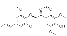 7-O-乙酰基-4-O-去甲基樟叶素分子结构 (CAS 89706-39-8)