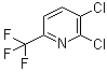 2,3-二氯-6-(三氟甲基)吡啶分子结构 (CAS 89719-90-4)