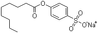 Sodium 4-(nonanoyloxy)benzenesulfonate molecular structure (CAS 89740-11-4)