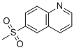 结构式 CAS# 89770-29-6, 6-(甲基磺酰基)喹啉