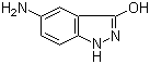 5-Amino-3-hydroxy-1H-indazole molecular structure (CAS 89792-09-6)
