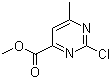 Methyl 2-chloro-6-methylpyrimidine-4-carboxylate molecular structure (CAS 89793-11-3)