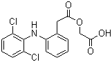 Aceclofenac molecular structure (CAS 89796-99-6)