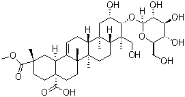 商陆皂甙丁分子结构 (CAS 89808-50-4)