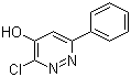 3-氯-6-苯基哒嗪-4-醇分子结构 (CAS 89868-13-3)