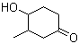 structure of CAS# 89897-04-1, 4-Hydroxy-3-methylcyclohexanone