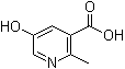 5-Hydroxy-2-methylnicotinic acid molecular structure (CAS 89937-79-1)