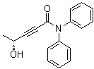 (4R)-4-羟基-N,N-二苯基-2-戊炔酰胺分子结构 (CAS 899809-61-1)