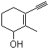 3-Ethynyl-2-methyl-2-cyclohexen-1-ol molecular structure (CAS 89998-57-2)