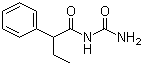 2-苯丁酰脲分子结构 (CAS 90-49-3)