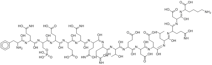 结构式 CAS# 9000-71-9, 酪朊酸; 酪蛋白; 干酪素